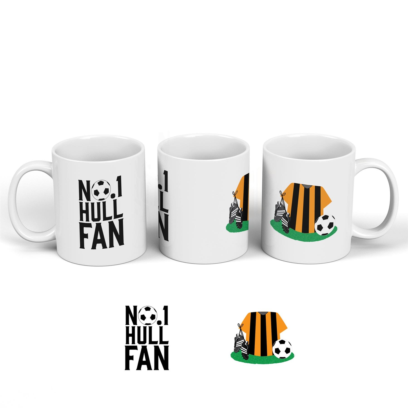 Hull Football Team Number One Fan On Ceramic Classic Mug