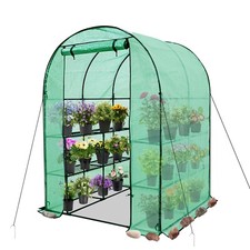 EAGLE PEAK 3-Tier Walk in Portable Greenhouse...