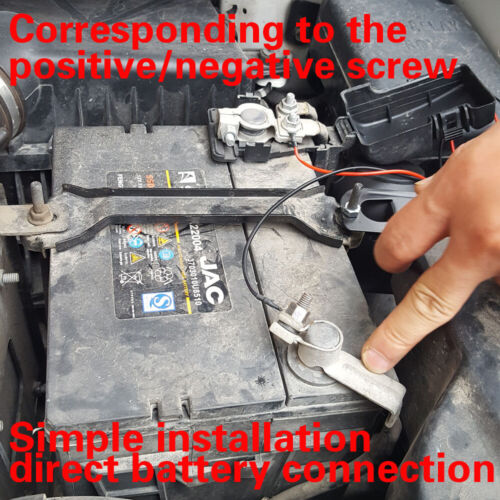 Car Alarm Security System with 2 Remote Vibration Alarm Anti-theft 12V New G9Y0 - Picture 6 of 12