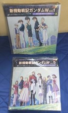 New Mobile Report Gundam W  2LD-Box Vol.1-7 Complete LD Laserdisc