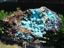 Minerali *** CRISOCOLLA AZZURRA su MATRICE Perù 