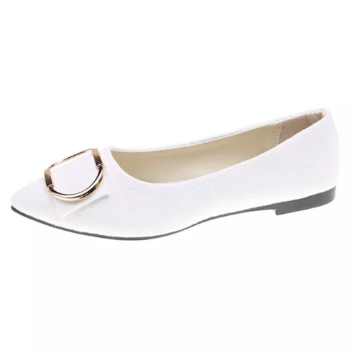 Bequemer modischer eleganter Damenschuh rutschfest flache Schuhe Slipper flache Party - Bild 15 von 75