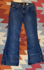 Womens Todd Oldham Denim Jeans Flare 7x32