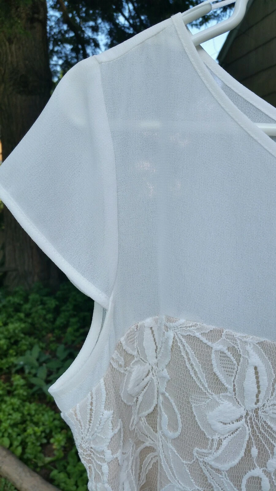 VALENTINO Abito donna Danny & Nicole taglia 12 bianco avorio pizzo cintura floreale sposa