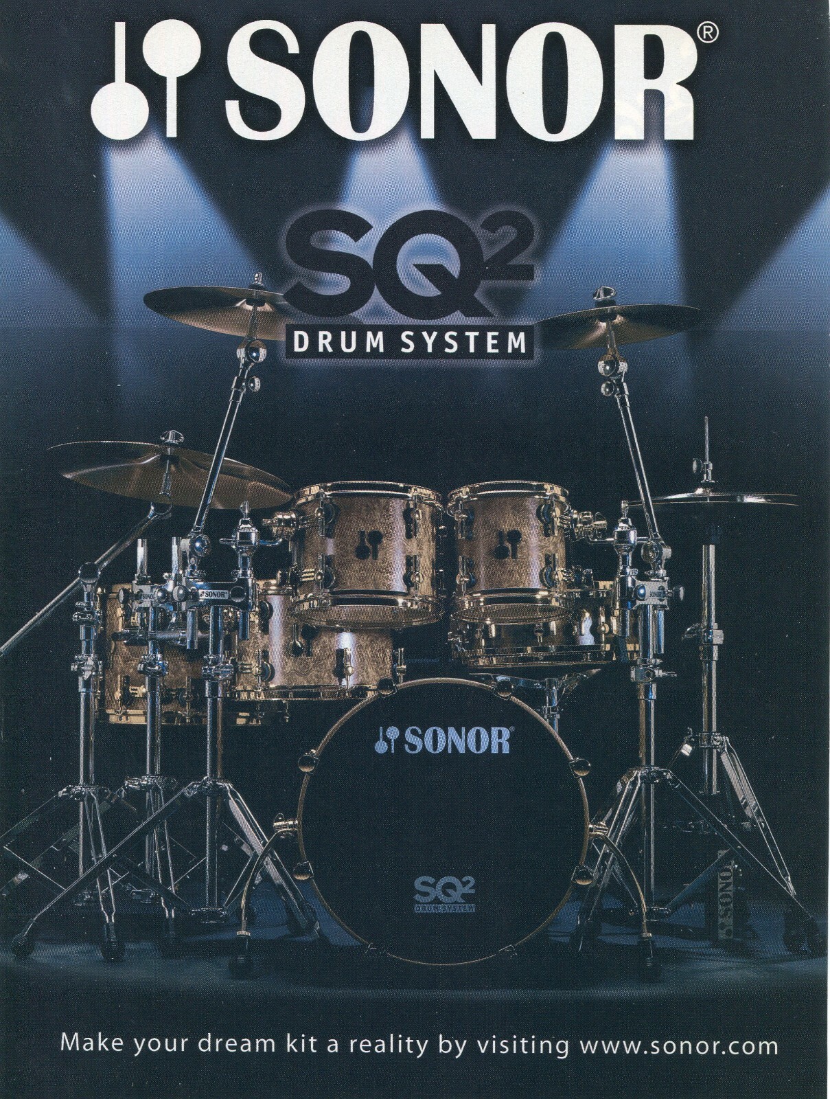 2006 Print Ad of Sonor SQ2 Drum Kit