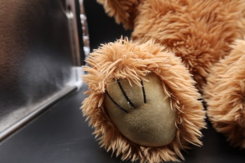 Oso de peluche de colección posable peluche marca Loyalty Ltd. hecho a mano y cosido - Imagen 10 de 21