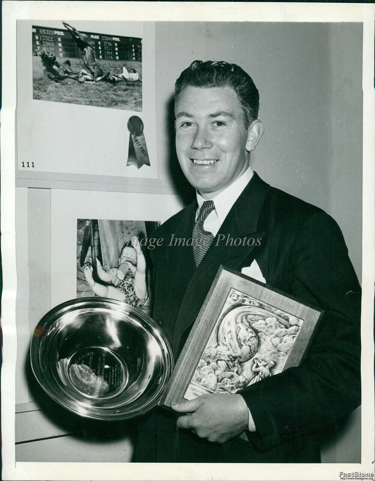 1944年写真A.PグラファーJohn Rooney Thusgaard Trophy Nyイベント7x9プレス - 画像1/2