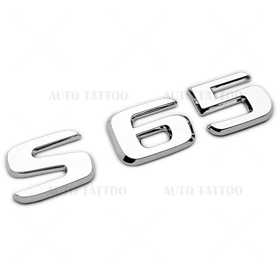 18-21 S 65 AMG Letter 3D Emblem Trunk Logo Nameplate Badge Decorate OEM Chrome — 第 2/4 张图片