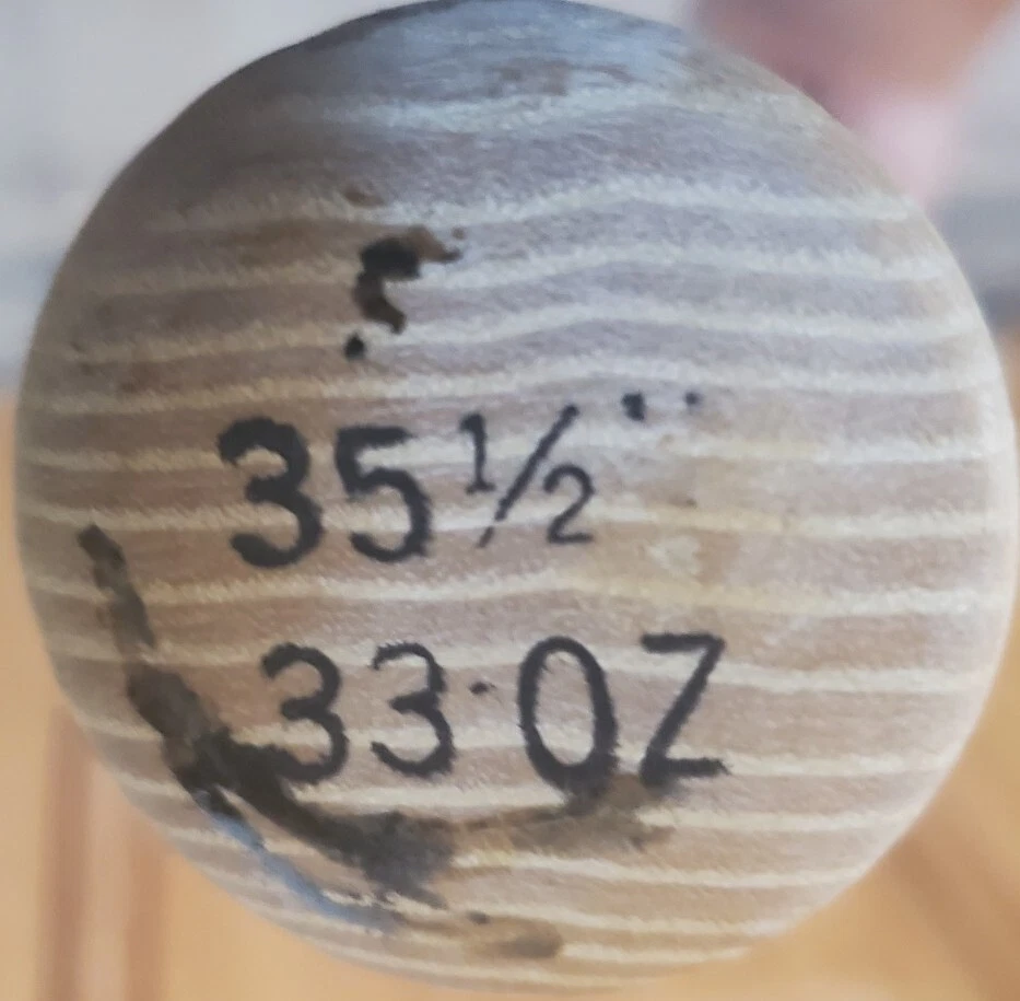 Auténtico Autografiado Expos Rangers Larry Parrish Juego Modelo Bate Oficial JSA Foto 3 de 4