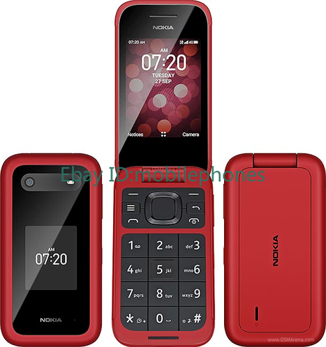 Unlocked Nokia 2780 Flip 4G WIFI LTE 512MB RAM 5MP KaiOS New seal Big Keyboad - 第 16/25 張圖片