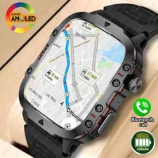 Smart Watch Men Outdoor Sports Fitness Tracker HD Call Waterproof Smart watch