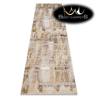TOLLE exklusive ACRYL TEPPICHE ''VALE'' Birkenrinde BEIGE / GELB beste Qualität