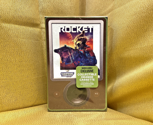 GOTG Awesome Mix Vol 3 Rocket Orange Cassette Tape NEW + Vol. 1-2 DVD/Blurays