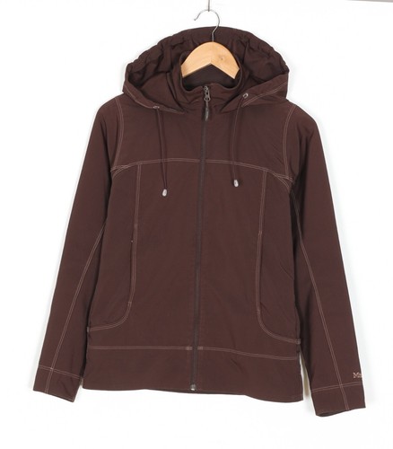 MARMOT Hooded Full Zip Soft Shell Stretch Jacket Women Size S MJ4091 - Picture 2 of 10
