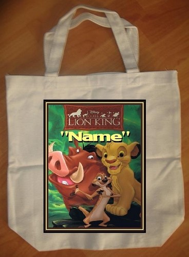 "Lion King" Personalized Tote Bag - NEW - Picture 1 of 1