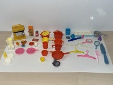Lote De Colección Años 70 Barbie Casa de Sueños Accesorios Cocina Mezclador y Otros Artículos De Colección
