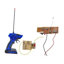Transmitter and Receiver Board with RC Remote Control for RC Toy Spare