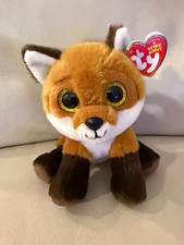 TY Original Beanie Baby Fay the Fox Plush Stuffed Animal
