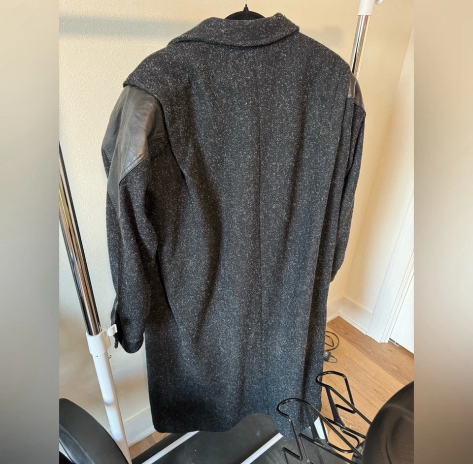 MAGGIE LAWRENCE WOOL COAT WOMENS SIZE 14/16 - Image 4 of 4