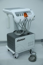 Portable Dental Mobile Delivery Unit Air Compressor Suction Syringe System 4Hole