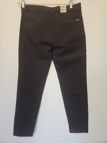 Levi's XX Chino Standard Taper Größe 32X32 0187 braun schwarz kariert Stretch Hose - Bild 3 von 3