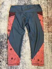 Porygon Geometry Blu Leggings Lunghezza 3/4 Donna Taglia 2XL Pokémon Center, Nuovo