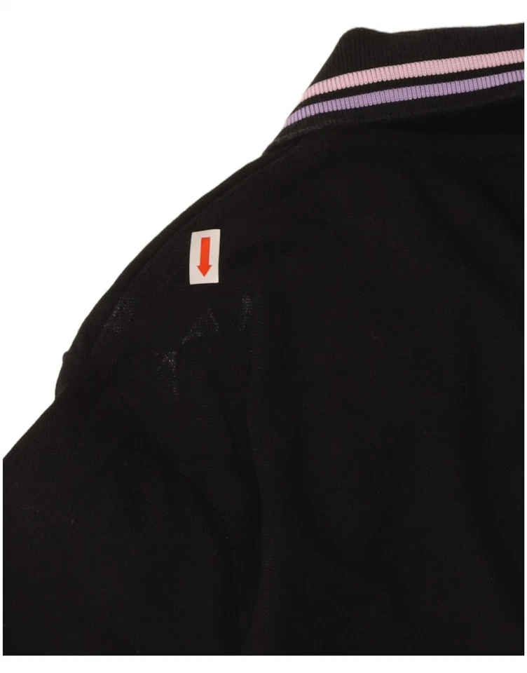 KAPPA Womens Polo Shirt UK 20 2XL Black Cotton CG14 - Image 3 of 4