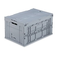 Transportbox Faltbox Klappkiste Aufbewahrungsbox Stapelbar 60 L Klappbox