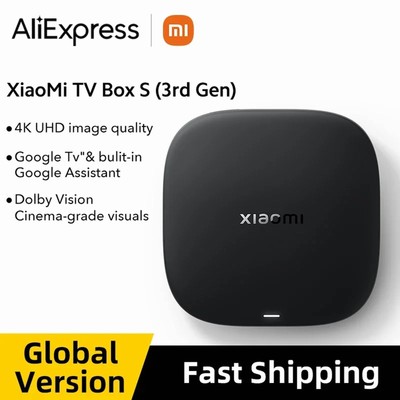 TV Box S 3rd Gen 4K Ultra HD Bluetooth 5.2 WiFi 6 2GB 32GB ROM Google TV