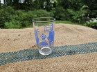 Vintage Swanky Swig Juice Glass Blue Bustlin Betty by Kraft FREE US SHIPPING  — photo 5