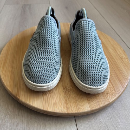 OluKai Pehuea scarpe donna slip on sneakers grigio rete comode casual donna 7 - Foto 2 di 13