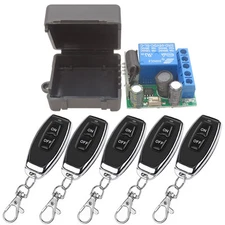 Wireless Remote Control Switch 433Mhz 5V 12V 24V 1 Channel Radio Control Rela...
