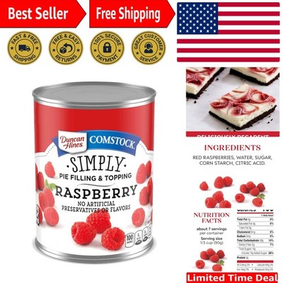Delicious Raspberry Pie Filling & Topping - 21 oz Cans, Perfect for Thanksgiving