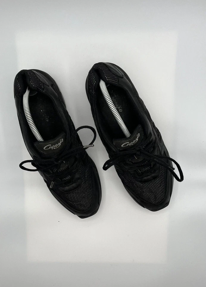 Zapatillas deportivas Capezio Fierce para mujer talla 11,5 triple negro con cordones Foto 4 de 4