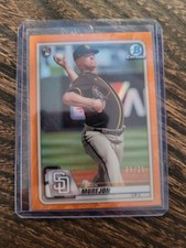 2020 BOWMAN CHROME ADRIAN MOREJON ORANGE REFRACTOR 44464 BASEBALL CARD Padres