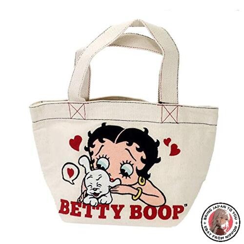NUEVO Betty Boop bolsa de almuerzo bordada con corazón