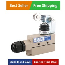 Limit Switch , Roller Lever Actuator, 15A 250VAC/380VAC Heavy Duty Sealed Mic...