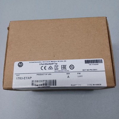 2022 NEW AB 1783-ETAP /A Embedded Switch 3 Port Ethernet/IP Tap Module In US