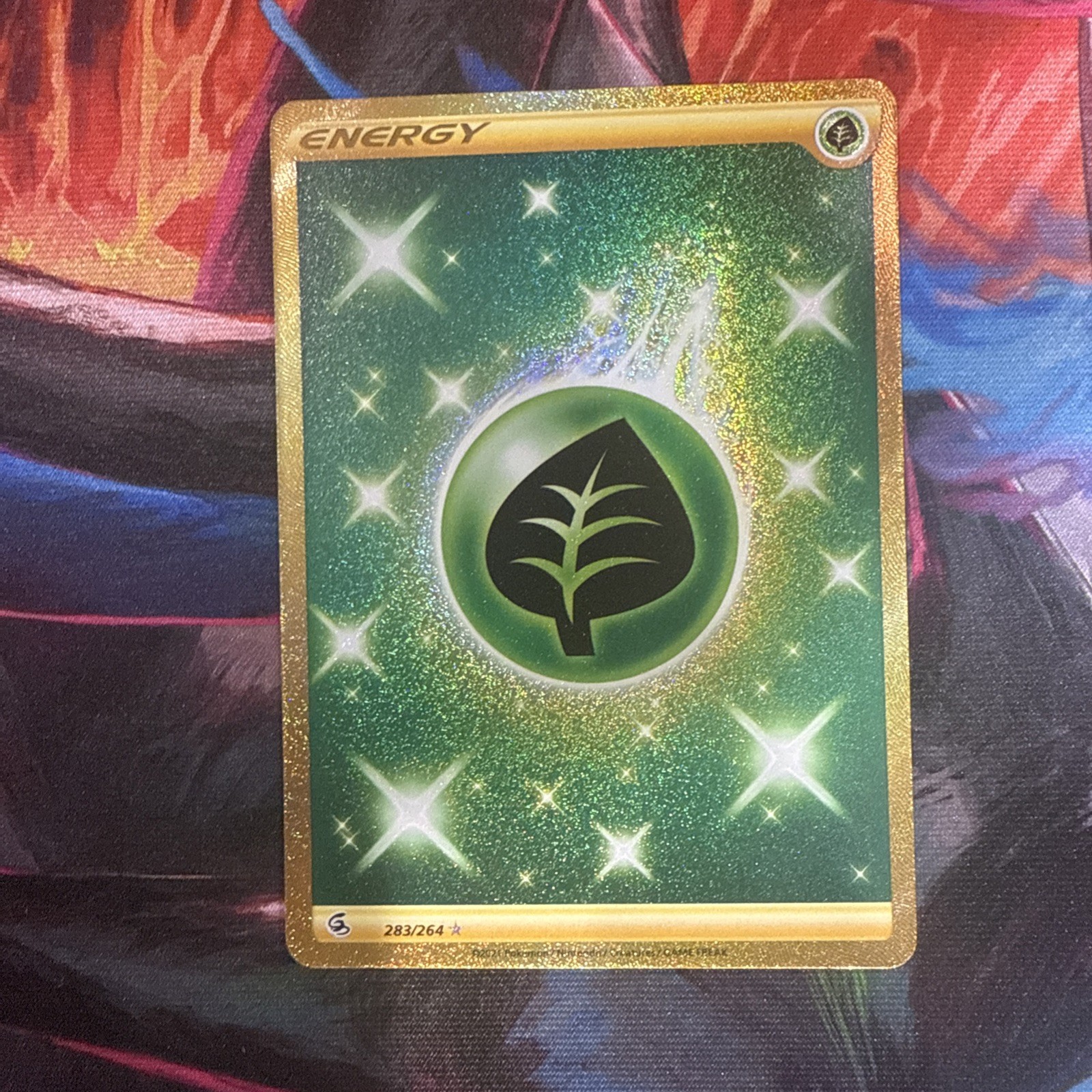 2021 Pokemon SWSH Fusion Strike Grass Energy #283/264-NM