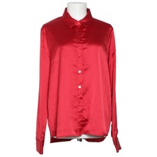 VRS Kollektion, Bluse, Größe: M, Rot, Polyester, Einfarbig, Satin, Damen #X7i