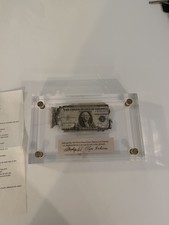 SS Andrea Doria Shipwreck US $1 Dollar Bill - HIstorical Treasure