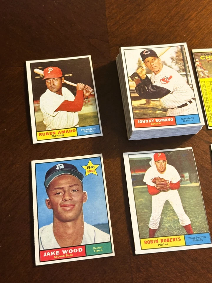 50 различных бейсбольных карточек 1972 Topps — стартовый набор — Робин Робертс / Джей Вуд+! - Изображение 3 из 3