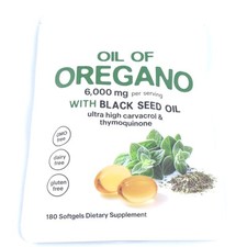 Micro Ingredients Oil of Oregano Softgels 6000mg Per Serving, 180 Count - 2026
