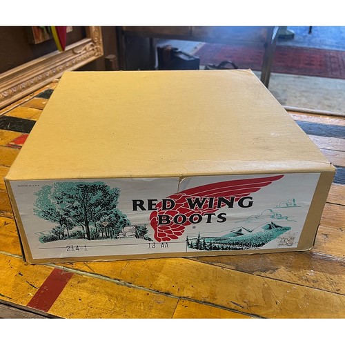 Vintage 1960's Red Wing Boots Box Advertising