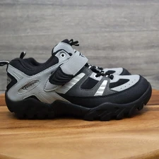 Serfas Shoes Mens 41 Gray Lace Up Hook and Loop Trax Cycling Active Sneakers