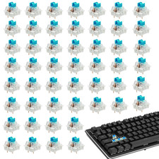 50 Pcs Keyboard Clicker,Mechanical,3 Pin Clicky Switches,Clickers for 3D Prints,
