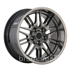 18 65 Style Hyper Black Wheels Rims Fits For Bmw E39 M5 18x8 18x9.5