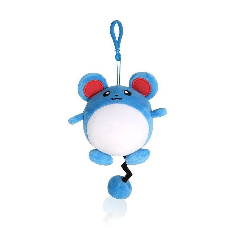 Pokemon Marill Clip-On Plush Stuffed Animal Soft Doll Toy Gi