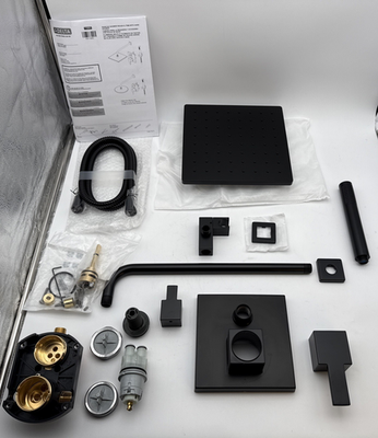 #ad Delta Modern Monitor 14 Series 342701 BL Square Rain Shower System Matte Black $389.95