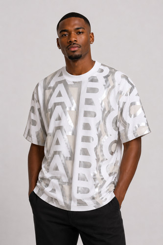 MARC JACOBS - Fall 2021 Monogram Big T-Shirt, One Size